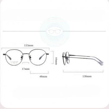 gọng kim loại mã 6202